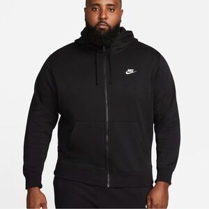 Nike Men's Black Full-Zip Hoodie